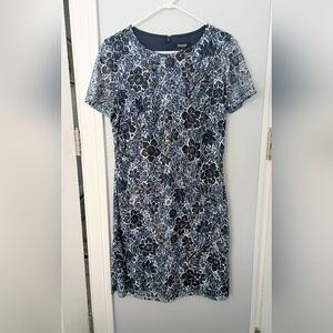 Kensie Navy and White Floral Dress, Size 10
